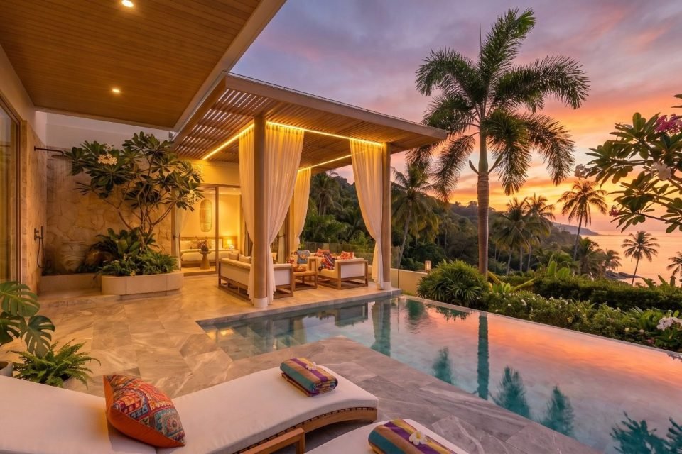 13-nichakul-villas-terrace-pool-sunset